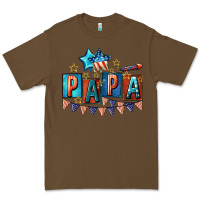 Cacao American Papa 4th of july Premium Tee - CowGirlArtShop