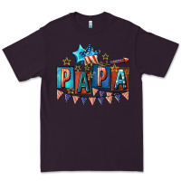 Plum American Papa 4th of july Premium Tee - CowGirlArtShop