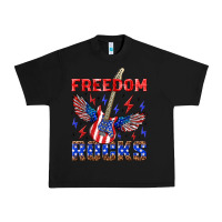 Black freedom rocks Urban Heavy Tee - NancyCooperArtShop