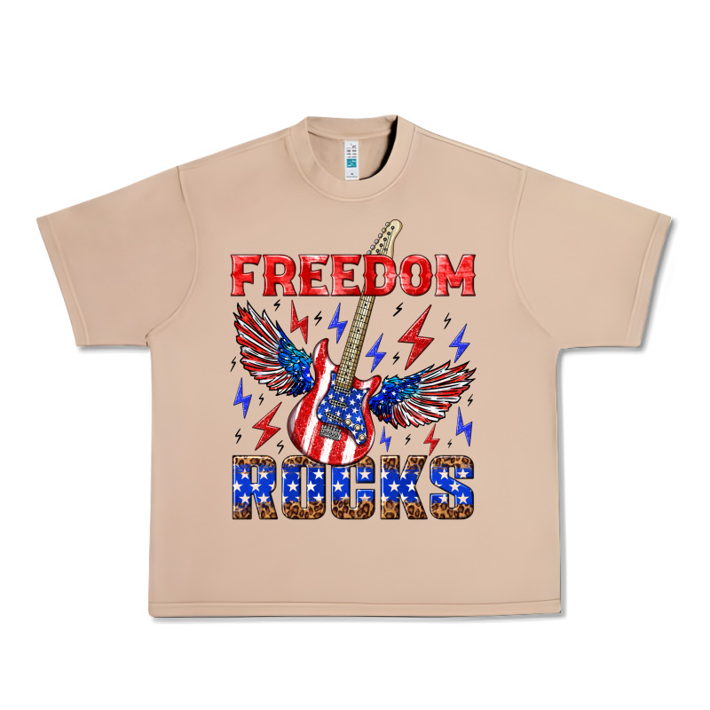 Freedom Rocks Urban Heavy Tee by NancyCooperArtShop | Teevron