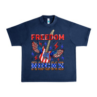 Navy freedom rocks Urban Heavy Tee - NancyCooperArtShop