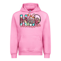 Fuchsia Pink Easter Day Hop bunny Urban Hoodie - OliviaCreatesArt