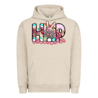 Pigment French Oak Easter Day Hop bunny Urban Hoodie - OliviaCreatesArt