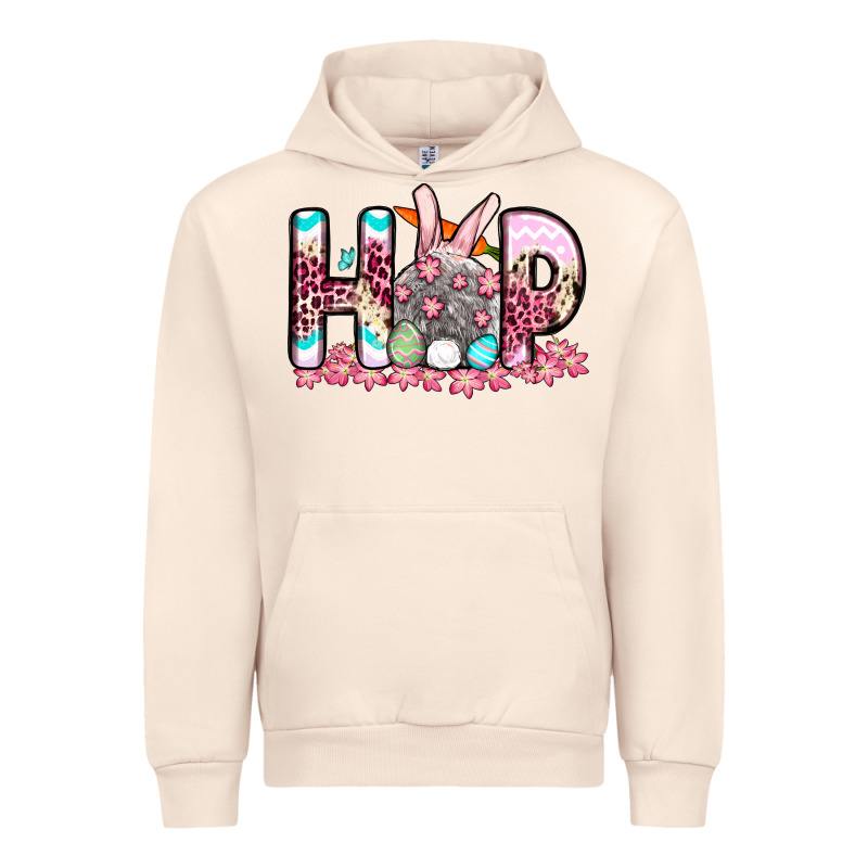 Easter Day Hop Bunny Urban Hoodie by OliviaCreatesArt | Teevron