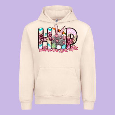 Easter Day Hop Bunny Urban Hoodie Designed By Oliviacreatesart