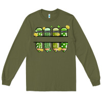Army Green patricks day pencils Long Sleeve Tee - MaliasSmallBusiness