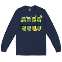 Navy patricks day pencils Long Sleeve Tee - MaliasSmallBusiness
