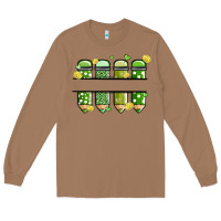 Toasted Coconut patricks day pencils Long Sleeve Tee - MaliasSmallBusiness