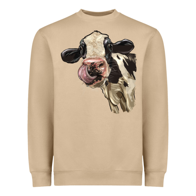 Cute Holstein Heifer Heavyweight Sweatshirt by LillyAllenDesigns | Teevron