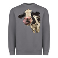 Storm Cute Holstein Heifer Heavyweight Sweatshirt - LillyAllenDesigns
