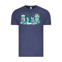 Vintage Denim winter Christmas tree cakes coffee Vintage Tee - Jasminsmagicworld