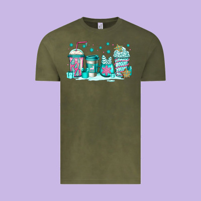 Winter Christmas Tree Cakes Coffee Vintage Tee Designed By Jasminsmagicworld