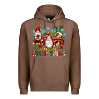 Chestnut merry christmas gnome truck Premium Hoodie - texasbilliewilder