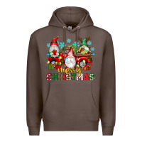 Coffee merry christmas gnome truck Premium Hoodie - texasbilliewilder
