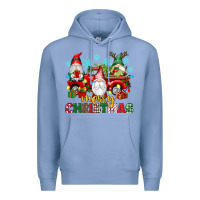 Colony Blue merry christmas gnome truck Premium Hoodie - texasbilliewilder