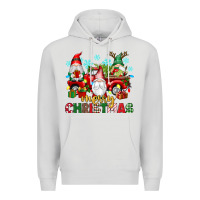 Dove Grey merry christmas gnome truck Premium Hoodie - texasbilliewilder