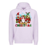 Lilac merry christmas gnome truck Premium Hoodie - texasbilliewilder