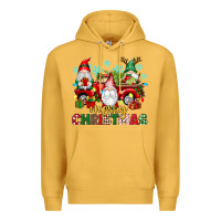 Mustard merry christmas gnome truck Premium Hoodie - texasbilliewilder