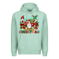 Seafoam merry christmas gnome truck Premium Hoodie - texasbilliewilder