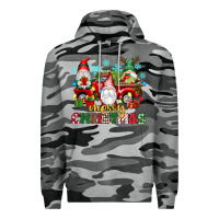 Slate Camo merry christmas gnome truck Premium Hoodie - texasbilliewilder