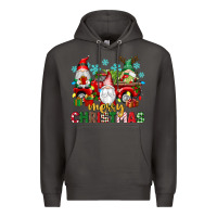 Smoke merry christmas gnome truck Premium Hoodie - texasbilliewilder