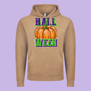 Hall O Ween Vintage Hoodie Designed By Jahusdesignshop