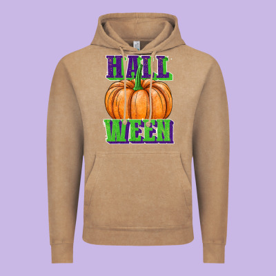 Hall O Ween Vintage Hoodie Designed By Jahusdesignshop