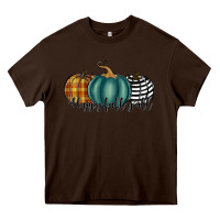 Chocolate Brown happy fall y'all pumkins Heavy Core Tee - RanaPortraitStore