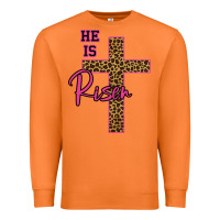 Carrot He Is Risen Leopard Premium Sweatshirt - Bettercallsaul