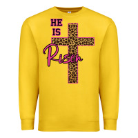 Lemon He Is Risen Leopard Premium Sweatshirt - Bettercallsaul