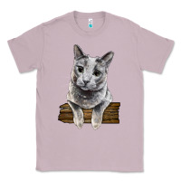 Lilac Russian Blue Cat Face Classic Tee - LillyAllenDesigns