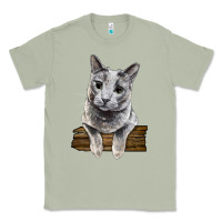 Matcha Russian Blue Cat Face Classic Tee - LillyAllenDesigns