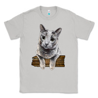 Moon Dust Russian Blue Cat Face Classic Tee - LillyAllenDesigns