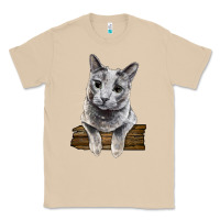 Mushroom Russian Blue Cat Face Classic Tee - LillyAllenDesigns