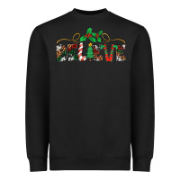 Black believe santa claus christmas Heavyweight Sweatshirt - Jasminsmagicworld