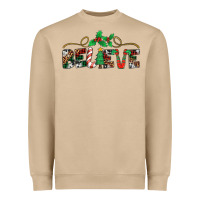 Mushroom believe santa claus christmas Heavyweight Sweatshirt - Jasminsmagicworld