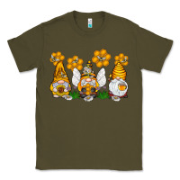 Army Green Honey Gnome Classic Tee - CowhideDigitalArt