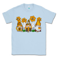 Dusty Blue Honey Gnome Classic Tee - CowhideDigitalArt