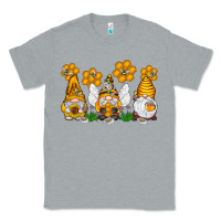 Heather Grey Honey Gnome Classic Tee - CowhideDigitalArt