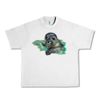 Lunar Rock Sea Seal Face Illustrations Urban Heavy Tee - LillyAllenDesigns