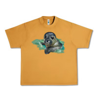 Peanut Butter Sea Seal Face Illustrations Urban Heavy Tee - LillyAllenDesigns