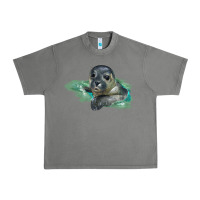 Tornado Sea Seal Face Illustrations Urban Heavy Tee - LillyAllenDesigns