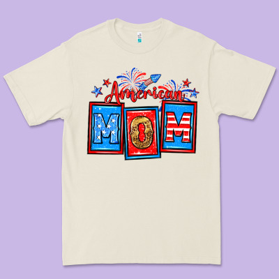 American Mom Premium Tee Designed By Neo Western