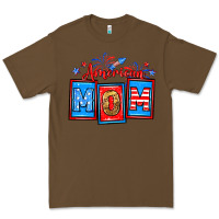 Cacao American mom Premium Tee - Neo Western