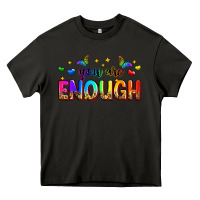 Asphalt you are enough Heavy Core Tee - Zillion Design Studio