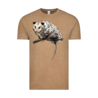 Vintage Coffee opossum Vintage Tee - LillyAllenDesigns