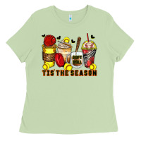 Matcha tis' the season softball coffee cups Ladies Tee - Zillion Design Studio