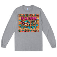 Heather Grey i'm a simple woman Long Sleeve Tee - JahusDesignShop