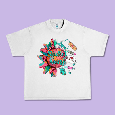 Western Student Nurse Medical Instruments Urban Heavy Tee Designed By Barkaloodesign