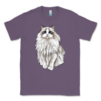 Lavender Ragdoll Cat Classic Tee - LillyAllenDesigns
